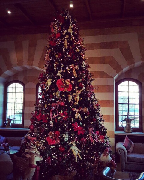 Christmas Tree at Mir Amin Palace